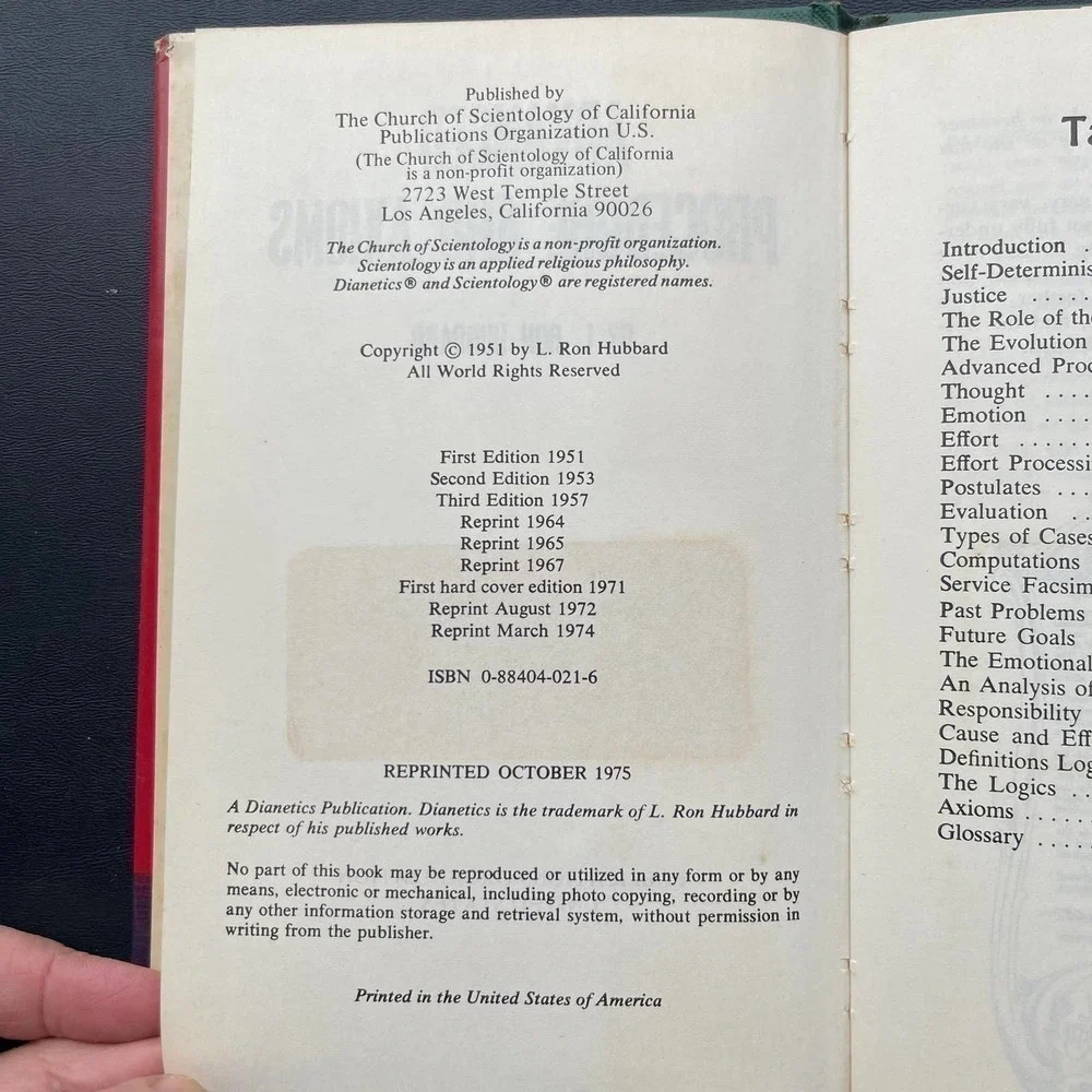 Advanced Procedure and AXIOMS by L.Ron Hubbard